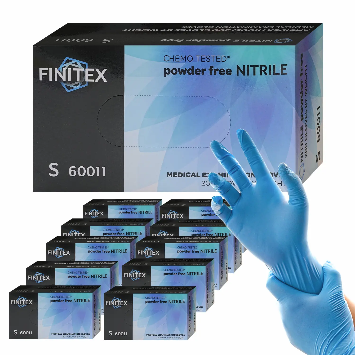 200/600/2000Pcs FINITEX Blue Nitrile Gloves 3.2Mil Food Safe Latex-Free Powder-Free Textured Fingertips for Food Prep Cleaning Beauty Lab Work Unisex Style Cleaning Gloves,Spring Dad Boyfriend Holiday Love mother Fathersdaygift MemorialDay