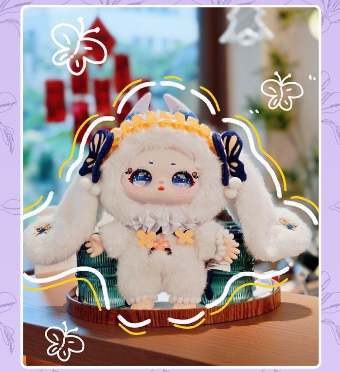 Misty Garden Soft Stuff Toy - Adorable Purple Character with Floral Details and 400% Scale