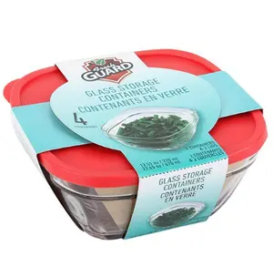 Fresh Guard Glass Container 12.5+22.65oz Set - Food Storage Containers