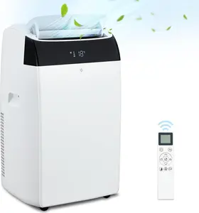 【Christmas Gift】Portable Air Conditioners 14000BTU, 3-in-1 Compact Air Cooler with Sleep Mode, Auto Swing, Cooling, Dehumidifier & Fan Modes, LED Display Air Conditioners for Bedroom, Office, Living Room, White