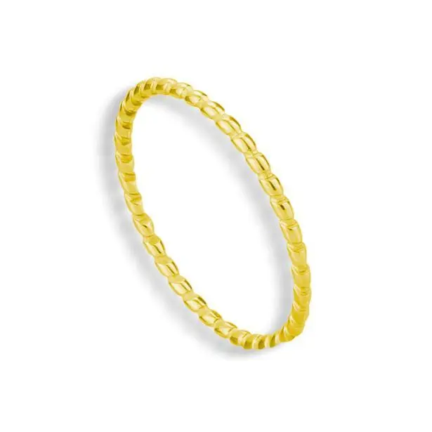 EVRY JEWELS Gold or Silver Plated Stainless Steel Women's Waterproof EVRYday Ring