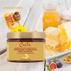 Manuka Honey & Mafura Oil Hair Masque, Hydrating Hair Masque for Curly & Coily Hair, Deep Moisture Dry, Textured Hair