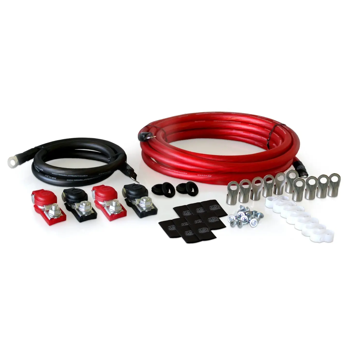 XS Power RK2GA-2 XP FLEX Light-Weight Dual Battery Racing Cable Kit - 2 AWG, Car Accessories, Vehicle Accessories, Wiring Harness, Connectors