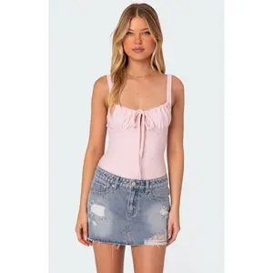 Edikted Women's Carol Eyelet Bodysuit