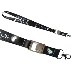 Lanyard Bottle Opener - Durable Metal Opener with Secure Clip for Keys or ID - Lightweight & Practical for Events or Daily Use