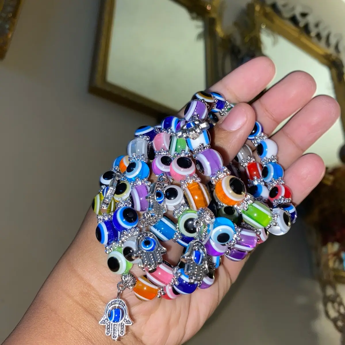 Junk eye bracelet