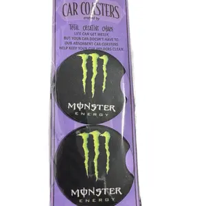 Car coaster monster energy drink | stocking stuffer |
