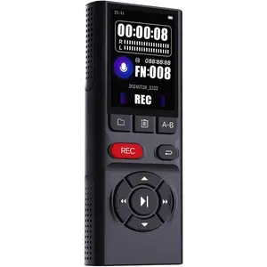 64GB  Digital Voice Recorder with Playback Long  2-inch Screen MP3 Audio Recording for Meetings Lectures and Interviews Portable USB Recording Device with Voice Activation