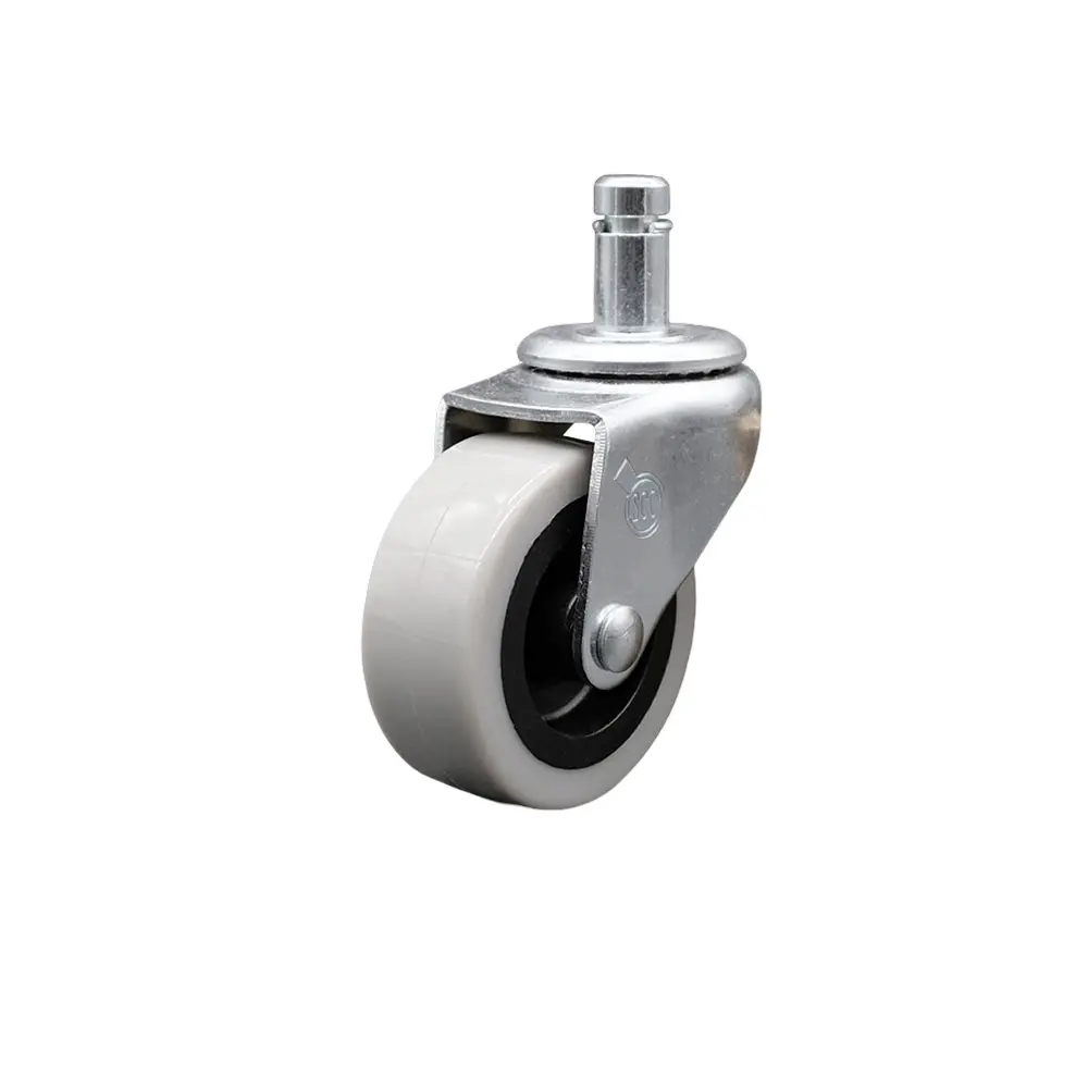 Service Caster SCC-GR05S210-TPRS-71678 2 in. Swivel Thermoplastic Rubber Caster Wheel with 0.43 in. by 0.875 in. Grip Ring Stem Caster, Light Duty