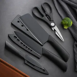 Kitchen Mini Set, Fruit Knife, Scissors, Convenient Small Cookware, Easy to Carry for Camping