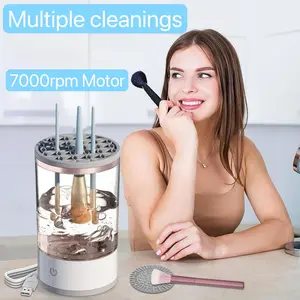 Portable USB Makeup Brush Cleaner，white makeup brushes，waterproof makeup sealer，lalo gummy bear，anniversary gift，clear makeup bag，Automatic Makeup Brush Cleaning Tool, Fast & Efficient Deep Cleaning, Portable for Travel & Home Use，Anniversary gift