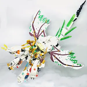 Dragon Movie Model Building Blocks, Educational Assembly Toy, Halloween & Christmas Gift, Birthday Present, 755 Pieces