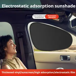 [Summer Sunshade] Summer Car Sunshade | Universal Electrostatic Sticker Adsorption Car Curtains for Sun Protection and Heat Insulation stylish  sunvisor