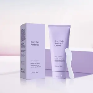 Body Hair Removal Cream, 1/2 Counts Gentle Hair Removal Cream with Spatula Applicator, Body Care Product for Women & Men, Hair Removal Solution