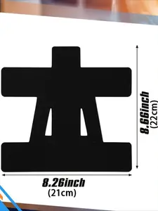 Shoulder exercise patch, pre-cut shoulder training patch, elastic bandage, prevent muscle strain, wound care, support muscles, enhance stability, breathable, black, 6-piece set