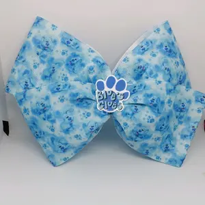 Blue clues hair bow slip grip