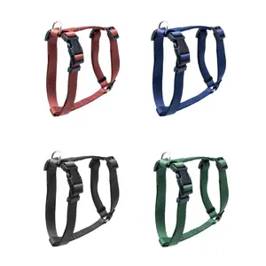 ADVENTURE H-STYLE PET HARNESS - CAT WALKING HARNESS - KITTY HARNESS WITH PLAIN DESIGN & ADJUSTABLE BUCKLES - MAXIMUM COMFORT FOR PETS