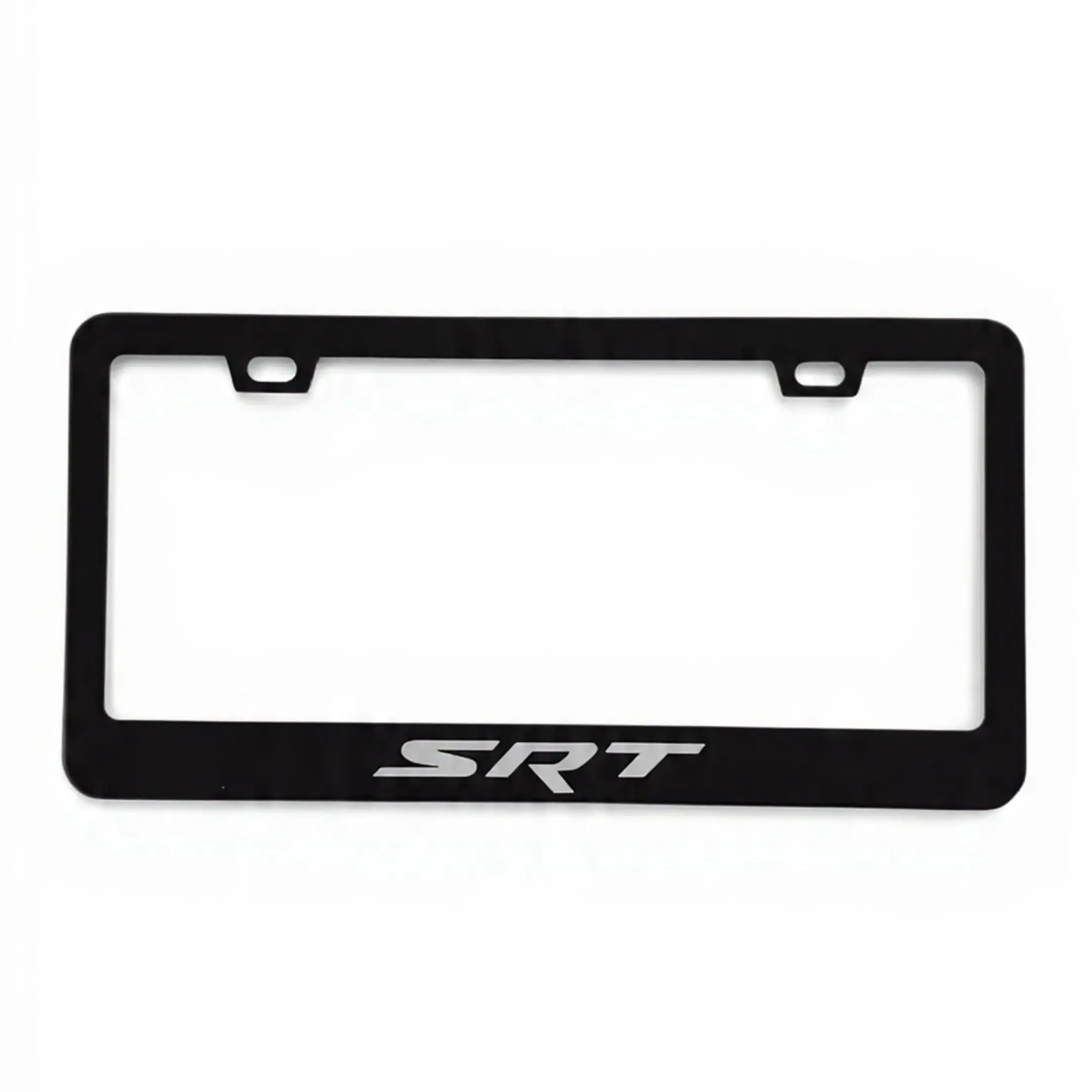 Performance SRT Inspired License Plate Cover | Black Stainless Steel, Weatherproof