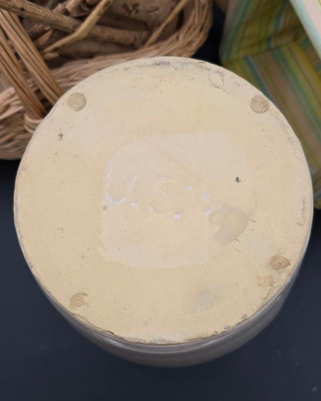 Rustic Farmhouse Pottery Jug Stoneware Pitcher with Classic Design for Home Decor Unique Brown and White Ceramic Vase Drinkware Vintage Style 11 x 8 Inches