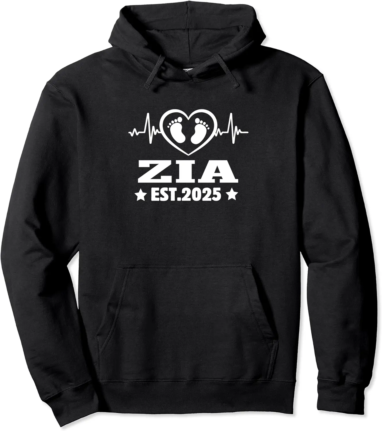 Promote To Zia Aunt EST 2025 Family Pullover Hoodie - Ananavar Shop 81B0CZHS4C2V