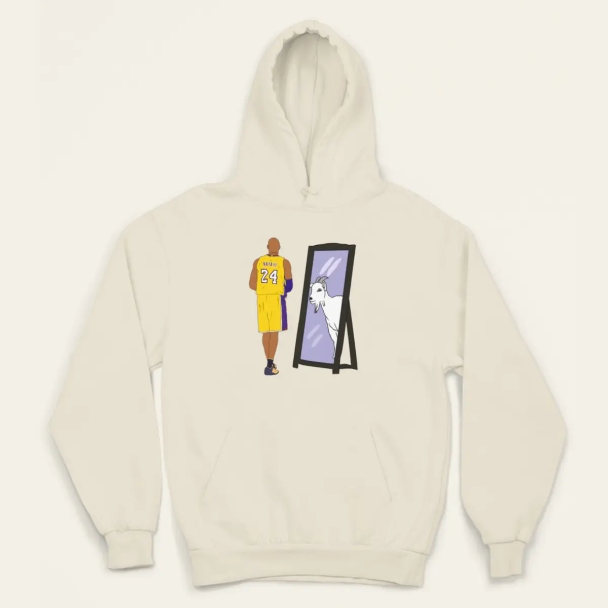 Kobe Bryant Mirror GOAT Hoodie Kobe Bryant Mirror GOAT Hoodie