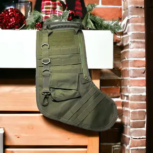 Tactical Christmas Stocking Hook Ornaments Decor Decoration