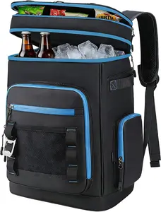 Backpack Cooler,40 Cans Cooler Backpack Insulated Waterproof&Leak Proof,Soft Cooler Bag with 2 Compartments for Men&Women,Picnic Backpack Ice Chest for Camping Hiking Fishing Lunch Beach