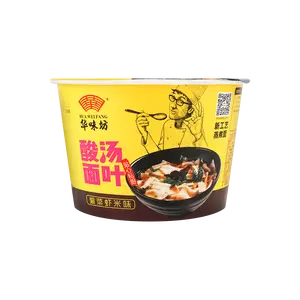 Hua Wei Fang Sour Shrimp & Seaweed Soup - Instant Noodles, 3.88oz