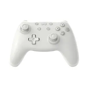 Crush China White TMR Controller – TMR Precision Joysticks | Triple-Mode Wireless | Drift-Free Hall Technology | RGB Lighting without an App | Interchangeable MagCases & Joystick Tops | PC / Switch / Mobile