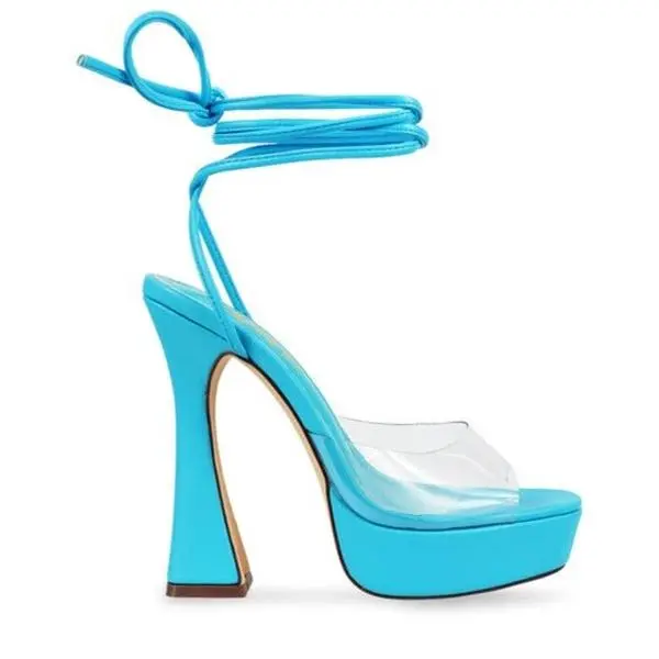 Ajay Heels- Blue