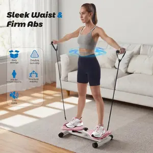 Waist Twister Machine – Silent & Non-Slip Ab Board for Core Strength & Tighten Waist – Home Gym Aerobic Exercise Equipment for Women