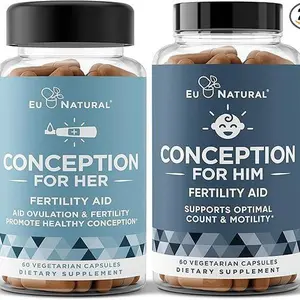 CONCEPTION FOR HIM Inositol & Folic Acid Support Vitamin Capsules, 60-Count Dietary Supplement