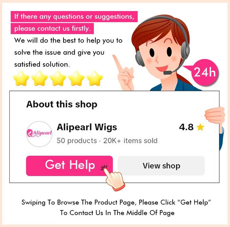 [Only 14'']Alipearl Hair Glueless Highlight Short Bob Wig Straight 7x4 Lace Closure Bob Wig Ready to Go Pre Cut Pre Plucked Human Hair TikTokShopBacktoSchool