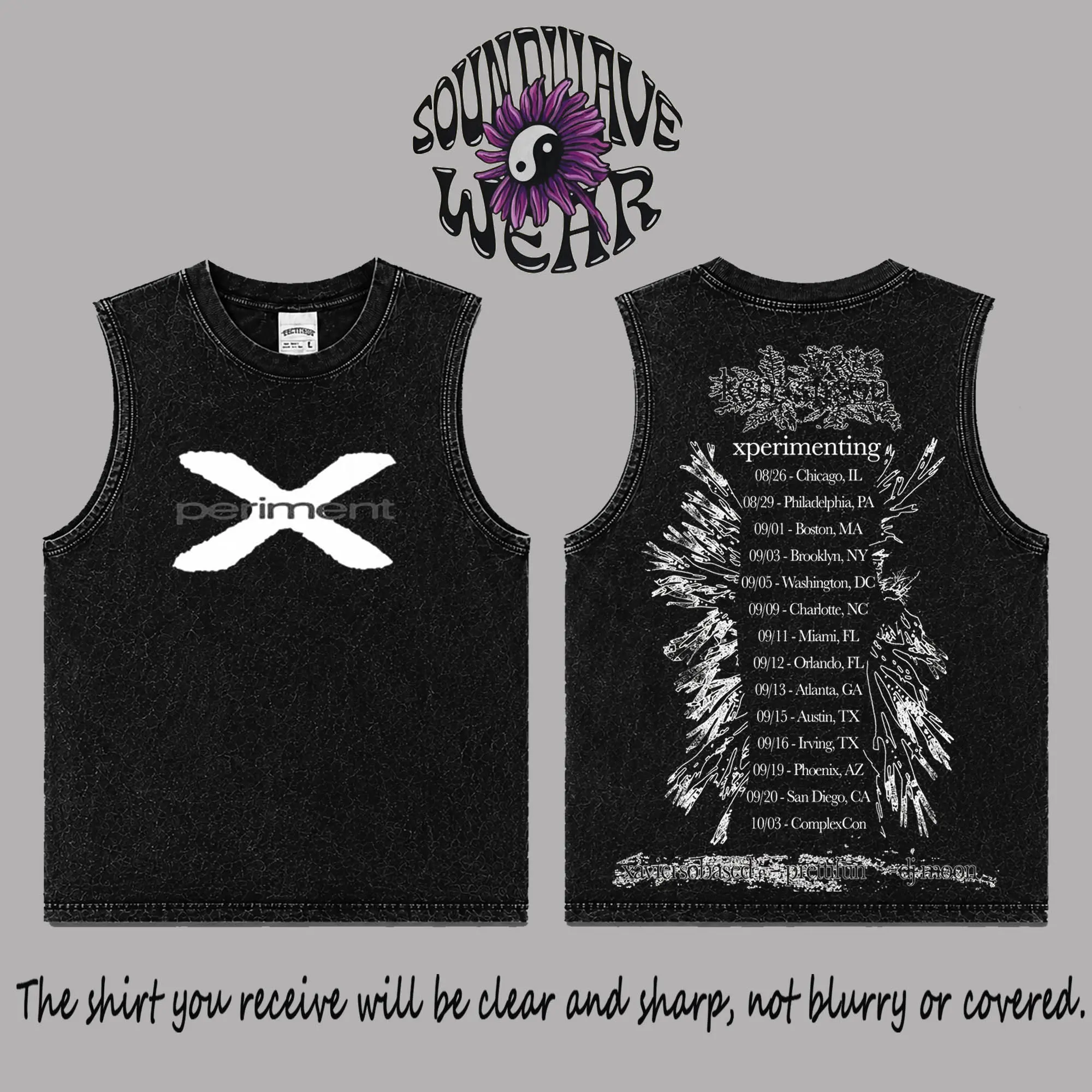 [SWW] Xperimenting Tour 2026 - KenCarson #3 Washed T-Shirts Album Tour Merch Retro Music Fan Gift, Concert Tour Merch,Vintage Music Tee