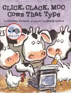 USED Book - Click, Clack, Moo - Cows That Type by Doreen Cronin (Paperback) - english