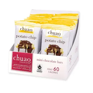 Chocolatier Chip Milk Chocolate Mini Bars |   Gourmet No Preservatives |   For Gift Baskets, Christmas, Birthday, Thank You, Care Package |   24, 0.39 oz Each