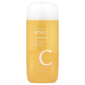 Missha All Around Vita C Sunscreen, SPF 50, 2.36 fl oz (70 ml)