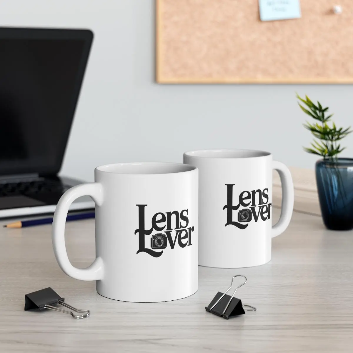 Lens Lover Mug | Photography Camera Logo