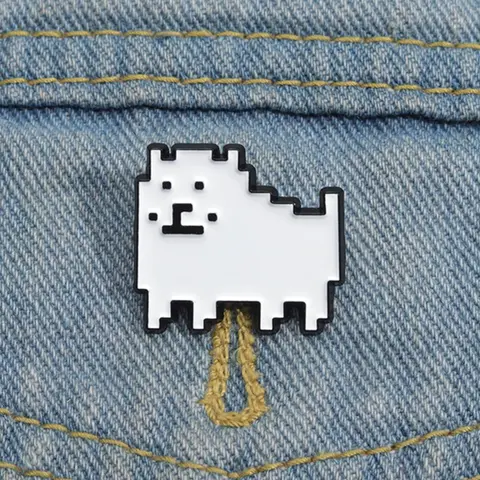 Cute Dog Design Brooch Clip, Fashion Alloy Brooch Pin Badge for Daily Clothing Decor, Trendy All-match & Exquisite Brooch for Birthday Gift Accessories, Men Accessories