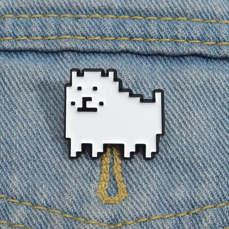 Cute Dog Design Brooch Clip, Fashion Alloy Brooch Pin Badge for Daily Clothing Decor, Trendy All-match & Exquisite Brooch for Birthday Gift Accessories, Men Accessories