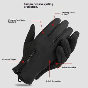 Outdoor Sports Gloves - -40°C Insulation, Seamless Touchscreen, All-Weather Waterproof Winter Automotive Interior Decoration Accessory for Skiing, Hiking