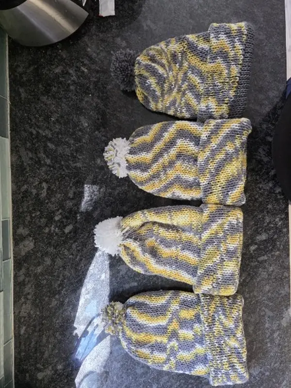 Homemade Beanies Cozy Knitted Caps for Cold Weather Soft Material Unique Handmade Design Perfect for All Ages