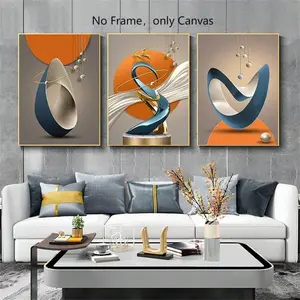Modern Minimalist Wall Art Set, Unframed Art Print Canvas Posters for Bedroom Living Room Kitchen Bathroom Decor, Home Decoration, Indoor Decoration
