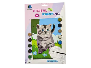 Cat Paint by Numbers Kit F07M1-6-Cat