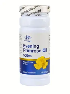 Nu Health Evening Primrose Oil 500 mg | Natural Source of GLA for Hormonal Balance & Skin Health | Supports Women’s Wellness & Menstrual Cycle | 200 Softgels