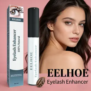 EELHOE Eyelash Enhancer, Castor Oil Collagen Nourish, Lengthen Thicken Volumize Eyelash Growth Serum