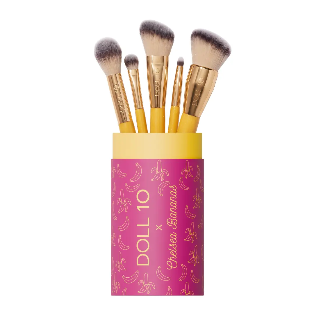 Doll 10 X Chelsea Bananas Totally Bananas Brush Collection