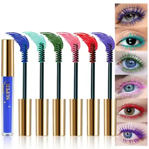 6 Colors Colored Mascara Set – Pink, Purple, Blue, Green, Red, Teal Voluminous Waterproof Mascara for Lengthening, Curling & Multiplying Lashes – Cruelty-Free