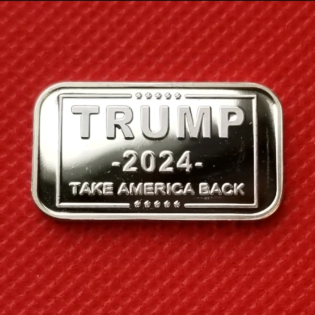 Trump 2024 Take America Back .999 Silver 5g Charm