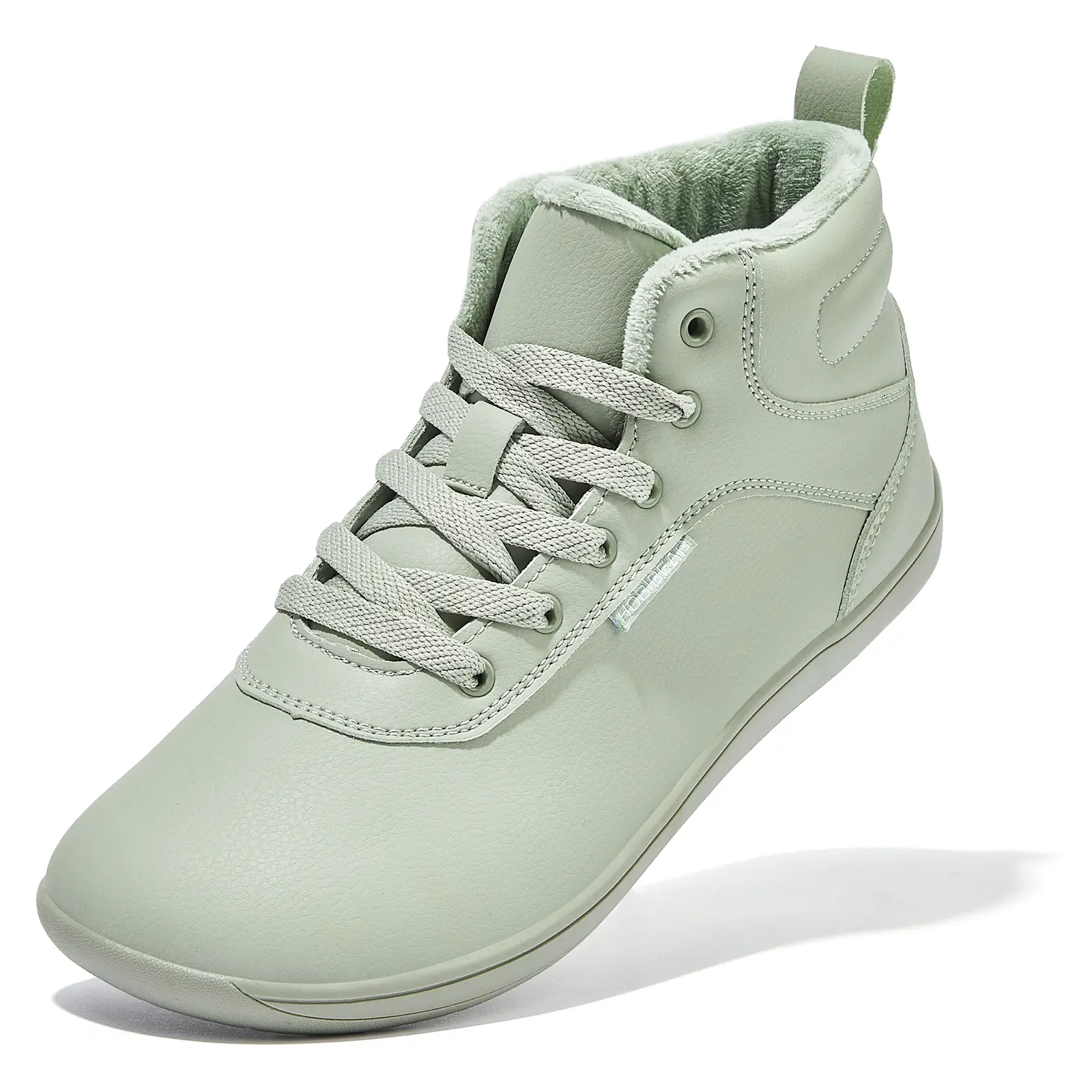 HOBIBEAR Womens Men Winter Barefoot Shoes Wide Toe Box Warm Faux Fur Lined Ankle Sneakers Outdoor Ready Unisex Design Spacious Comfort Athletic Christ